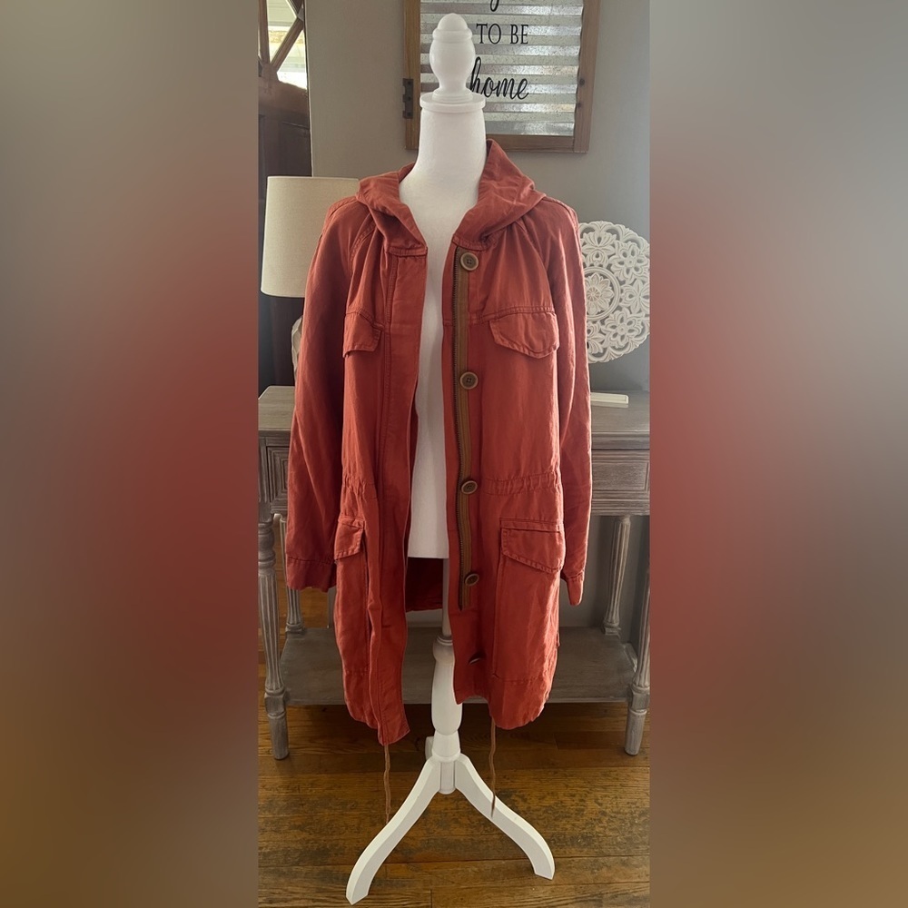 Loft Harvest Orange Anorak Jacket